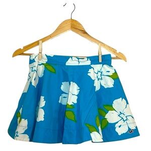 Hollister Y2K Mini Skirt, Aqua Tropical, Small